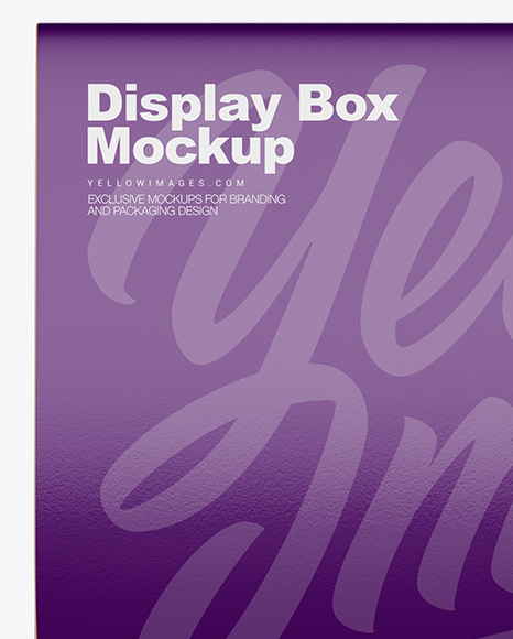 Download Display Box W Sachets Mockup In Box Mockups On Yellow Images Object Mockups PSD Mockup Templates