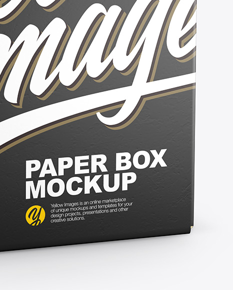 Download Glossy Paper Box Hang Tab Psd Mockup Yellowimages