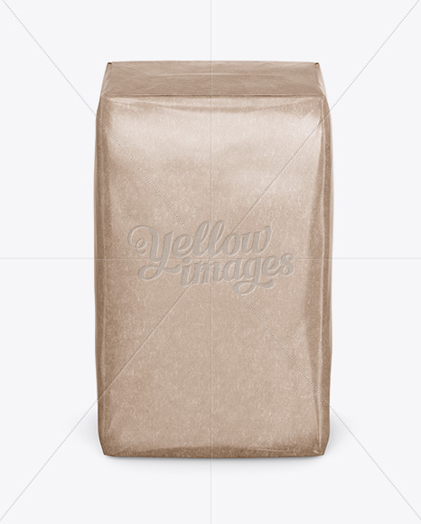 Download Glossy Kraft Paper Bag Mockup Halfside View In Bag Sack Mockups On Yellow Images Object Mockups PSD Mockup Templates