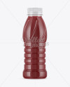 Plastic Bottle W/ Prune Smoothie Mockup - Free Download Images High