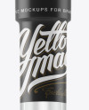 Glass Bottle W/ Whiskey Mockup
