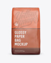 Download Glossy Paper Bag Mockup - Front View in Bag & Sack Mockups ...