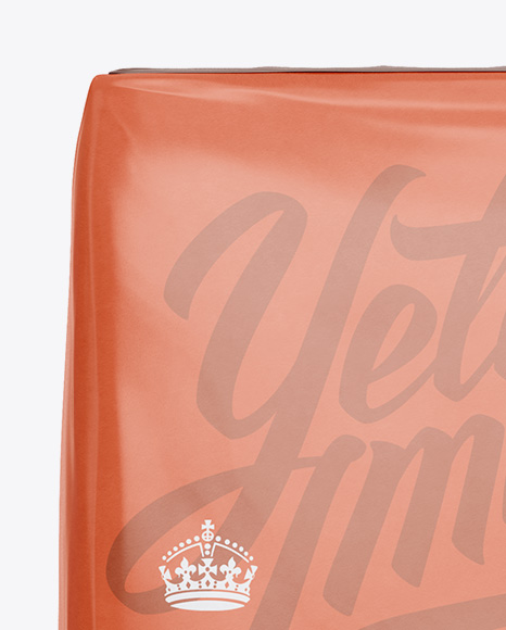 Glossy Paper Bag Mockup   Front View PSD #3