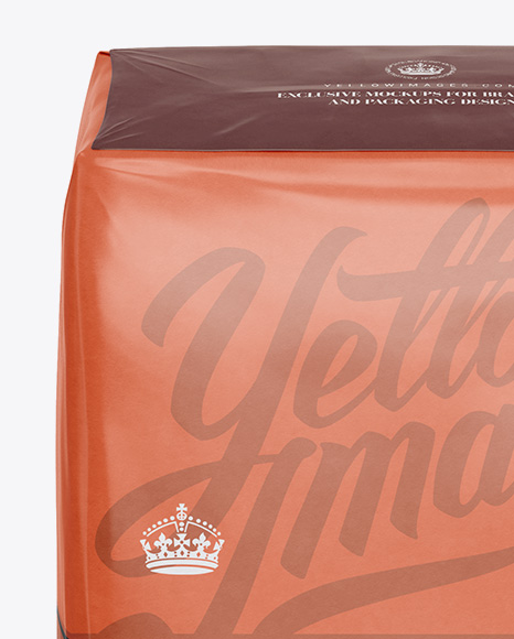 Glossy Paper Bag Mockup   Front View (High Angle Shot) PSD #3