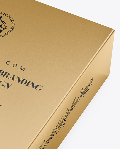 Download Metallic Box Mockup In Box Mockups On Yellow Images Object Mockups