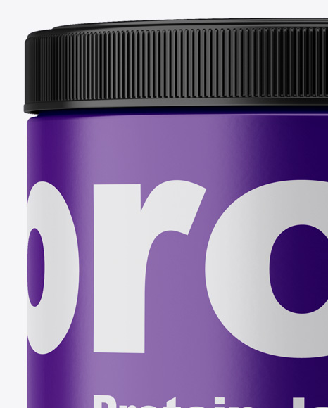 Matte Jar Mockup PSD #2