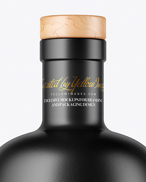 Ceramic Bottle Mockup PSD #1