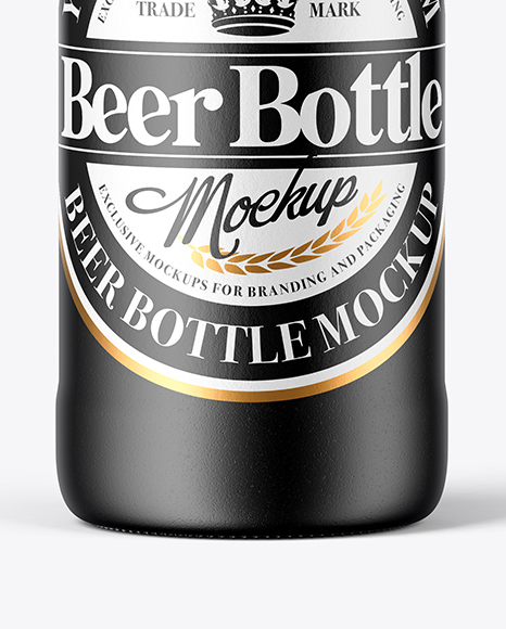 Ceramic Bottle Mockup PSD #1