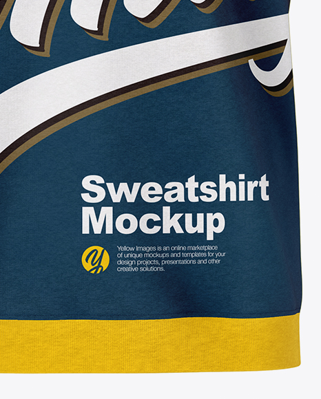 Download Men S Long Sleeve Sweatshirt Mockup In Apparel Mockups On Yellow Images Object Mockups