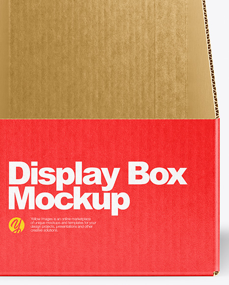 Display Box Mockup PSD #2