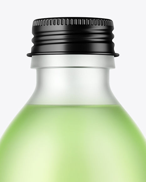 Frosted Glass Bottle Mockup PSD #3