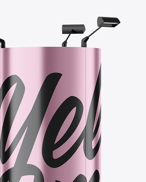 Metallic Stand Mockup cylinder 45017