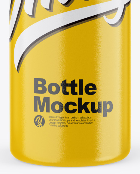 Glossy Bottle Mockup PSD #1