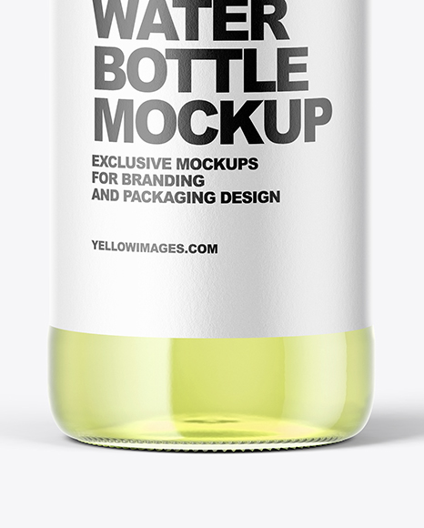 Download Clear Glass Bottle With Tonic Mockup In Bottle Mockups On Yellow Images Object Mockups Yellowimages Mockups