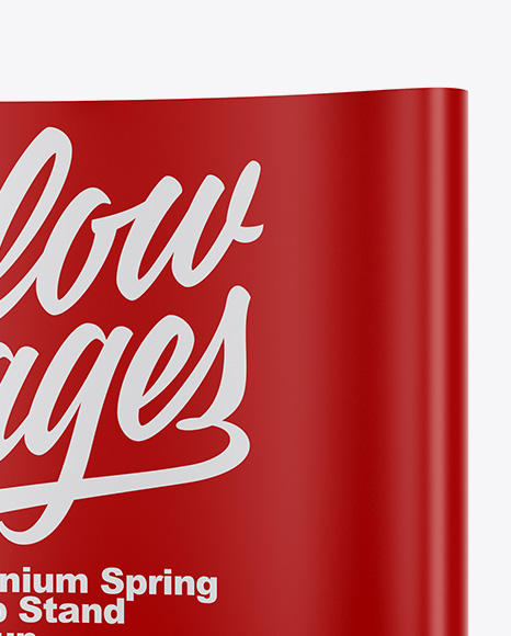 Matte Spring Pop Up Stand Mockup PSD #7