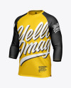 Men's Baseball T-shirt 3/4 Sleeve Mockup