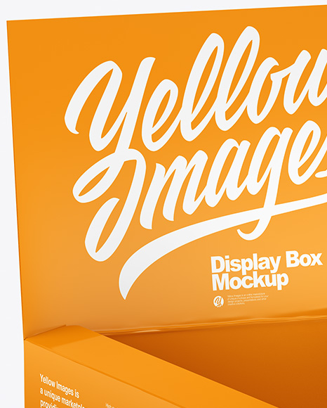 Glossy Display Box Mockup - Free Download Images High Quality PNG, JPG