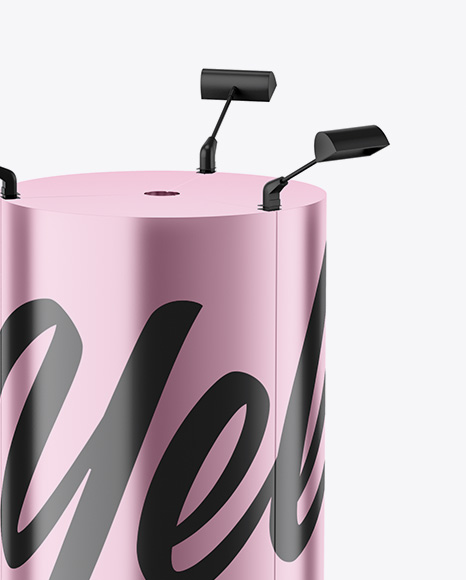 Metallic Stand Mockup cylinder 18176