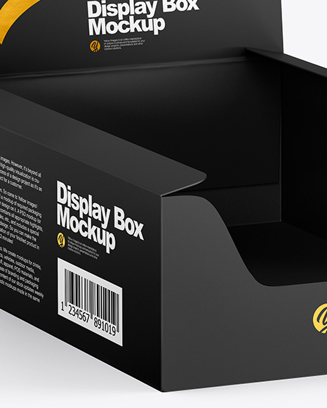 Download Matte Display Box Mockup In Box Mockups On Yellow Images Object Mockups PSD Mockup Templates