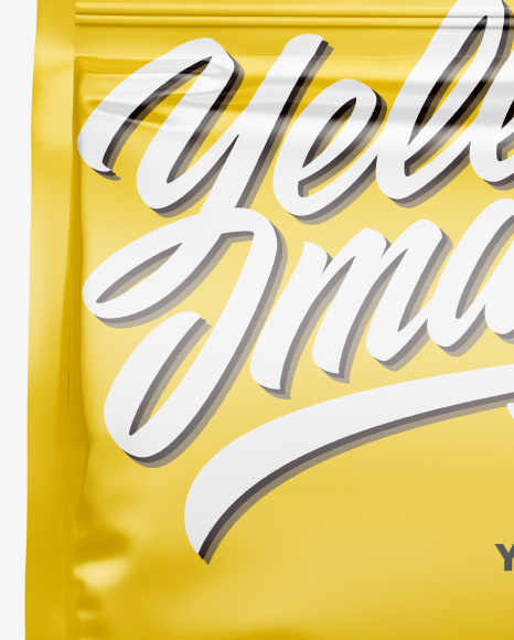 Glossy Food Bag Mockup PSD #1