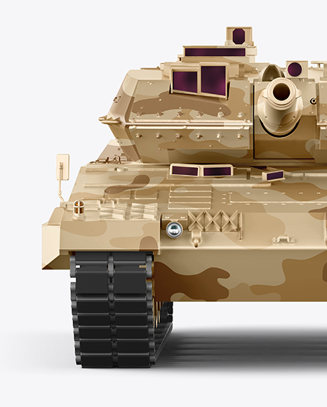 Download Tank Mockup - Front View in Vehicle Mockups on Yellow Images Object Mockups