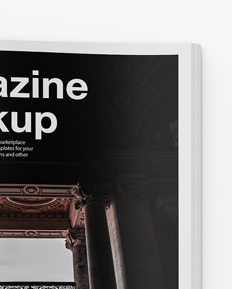 Matte A4 Magazine Mockup PSD #1