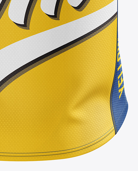 Download Men S Running Singlet Mockup Back View In Apparel Mockups On Yellow Images Object Mockups