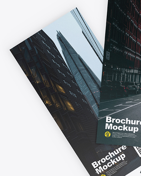 Three Brochures Mockup PSD #2