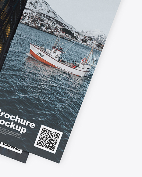 Four Brochures Mockup PSD #1