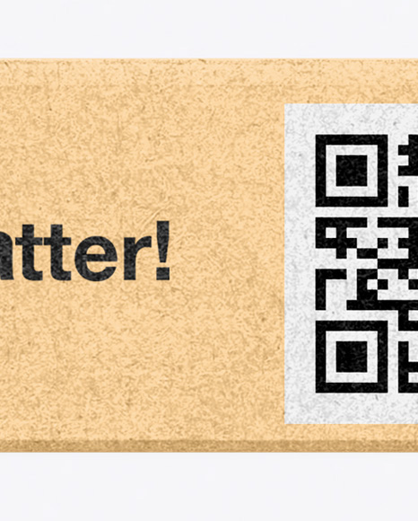 Kraft Box Mockup PSD #1