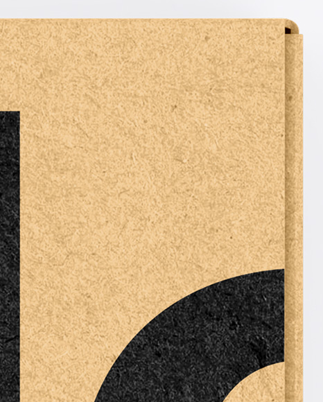Kraft Box Mockup PSD #1