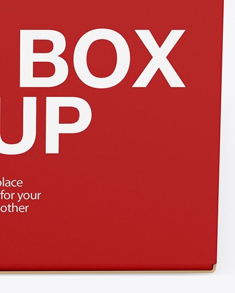Paper Box Mockup PSD #1