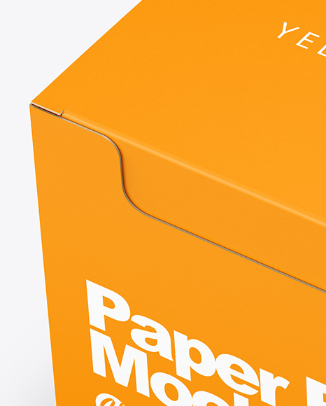 Paper Box Mockup PSD #2