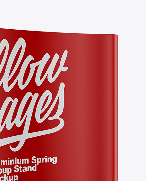 Matte Spring Pop Up Stand Mockup PSD #7