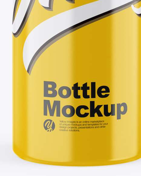 Glossy Bottle Mockup PSD #1