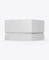 Kraft Paper Box Mockup - Half Side View