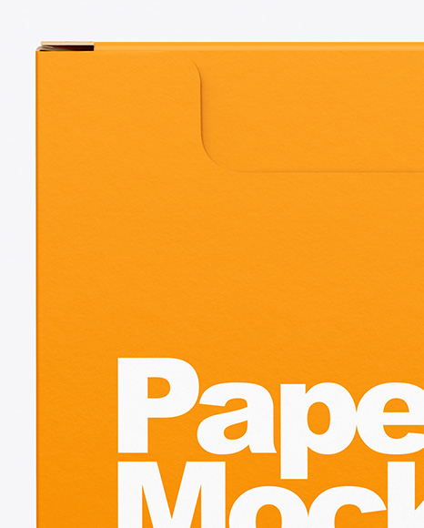Paper Box Mockup PSD #2