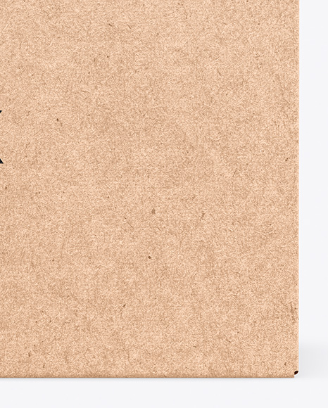 Kraft Box Mockup PSD #1