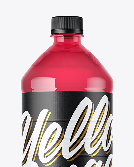 Plastic Drink Bottle Mockup PSD #2