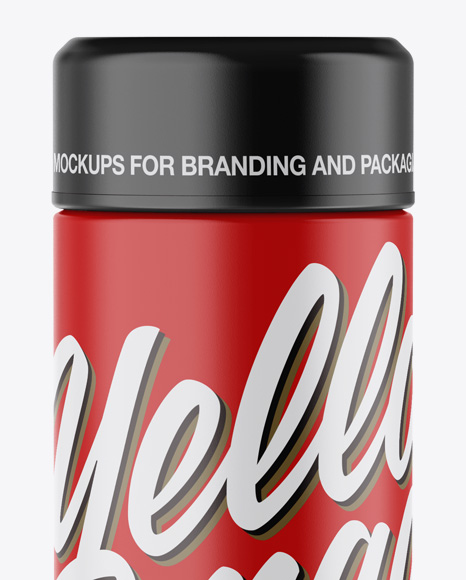 Matte Bottle Mockup PSD #2