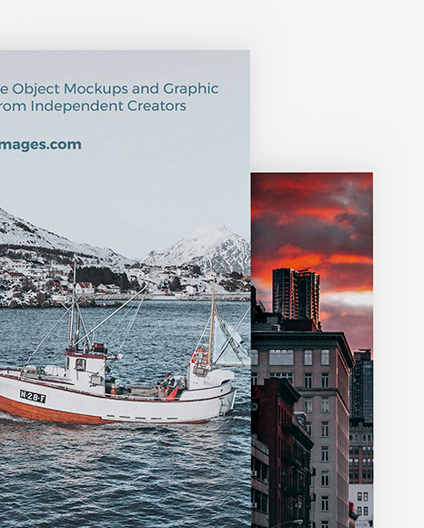 Two Brochures Mockup PSD #1