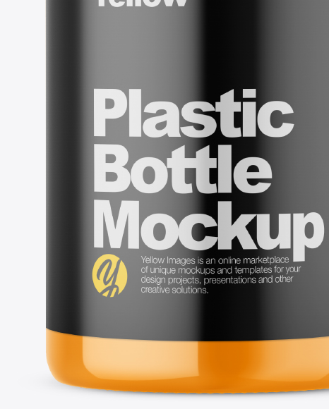 Glossy Bottle Mockup PSD #6