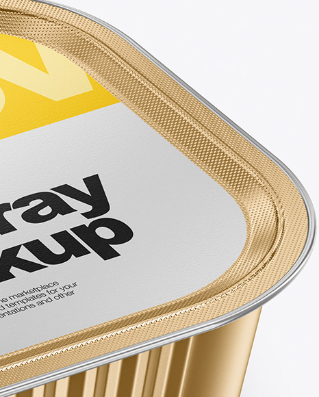 Download Foil Tray Mockup in Tray & Platter Mockups on Yellow Images Object Mockups