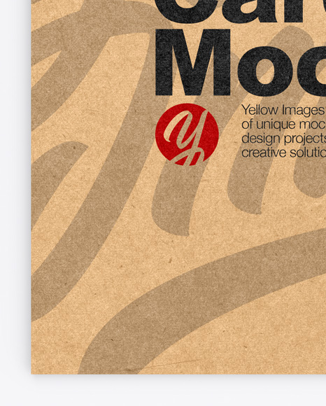 Kraft Business Card Mockup PSD #1