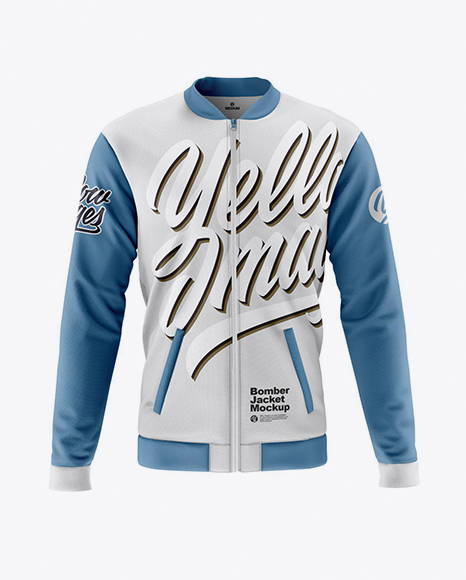 Download Men's Bomber Jacket Mockup - Front View in Apparel Mockups ...