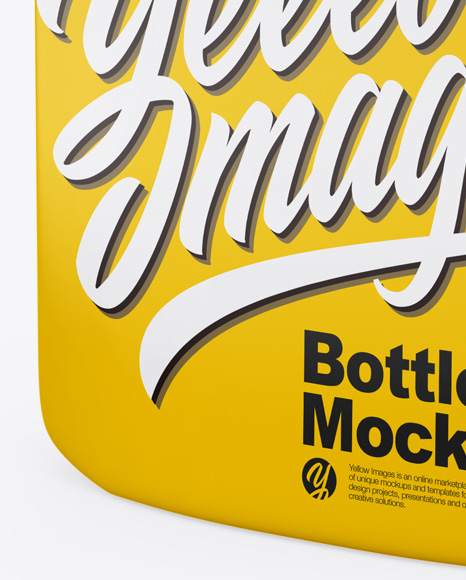 Glossy Bottle Mockup PSD #1