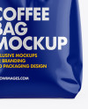 Glossy Coffee Bag Mockup