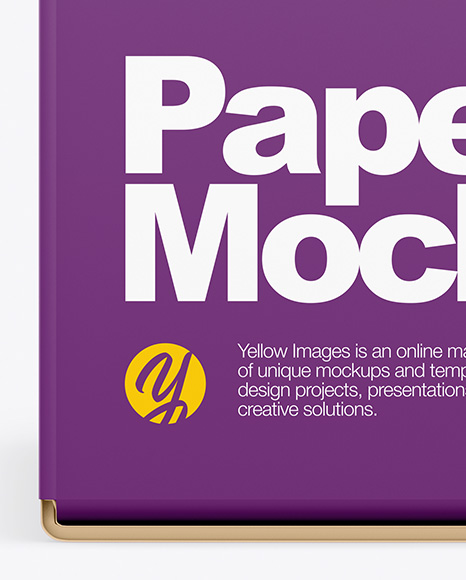 Paper Box Mockup