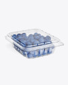 Container w/ Blueberries Mockup