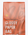 Download Glossy Paper Bag Mockup - Front View in Bag & Sack Mockups ...